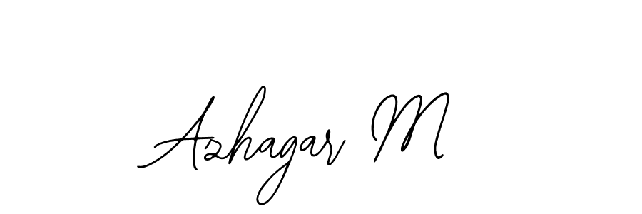 Create a beautiful signature design for name Azhagar M. With this signature (Bearetta-2O07w) fonts, you can make a handwritten signature for free. Azhagar M signature style 12 images and pictures png