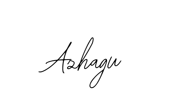 if you are searching for the best signature style for your name Azhagu. so please give up your signature search. here we have designed multiple signature styles  using Bearetta-2O07w. Azhagu signature style 12 images and pictures png