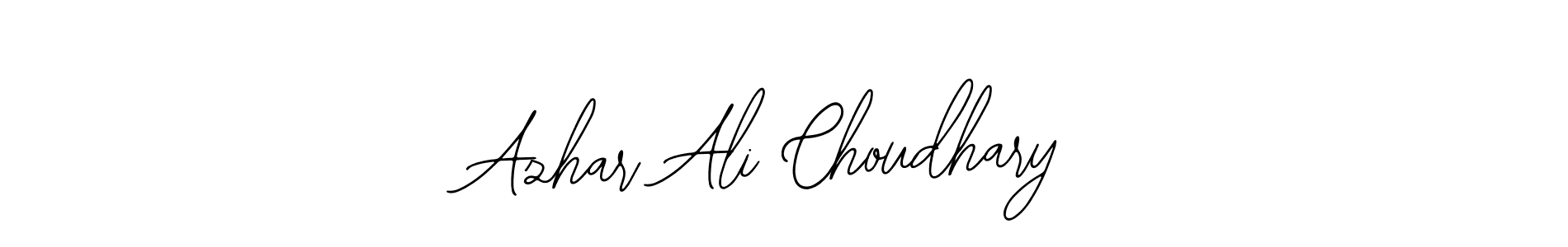 if you are searching for the best signature style for your name Azhar Ali Choudhary. so please give up your signature search. here we have designed multiple signature styles  using Bearetta-2O07w. Azhar Ali Choudhary signature style 12 images and pictures png