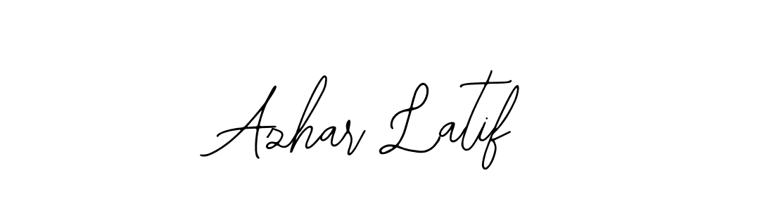 Also You can easily find your signature by using the search form. We will create Azhar Latif name handwritten signature images for you free of cost using Bearetta-2O07w sign style. Azhar Latif signature style 12 images and pictures png