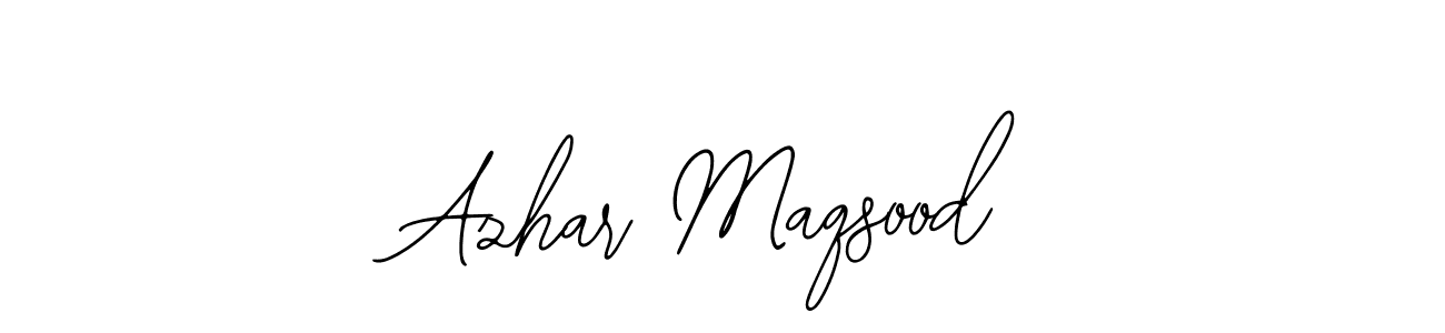 The best way (Bearetta-2O07w) to make a short signature is to pick only two or three words in your name. The name Azhar Maqsood include a total of six letters. For converting this name. Azhar Maqsood signature style 12 images and pictures png