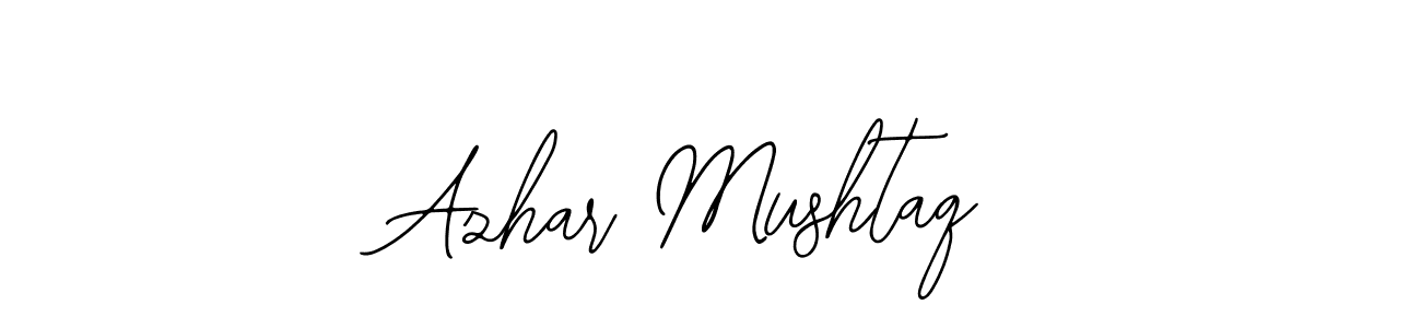 Use a signature maker to create a handwritten signature online. With this signature software, you can design (Bearetta-2O07w) your own signature for name Azhar Mushtaq. Azhar Mushtaq signature style 12 images and pictures png