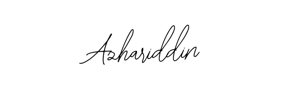 You should practise on your own different ways (Bearetta-2O07w) to write your name (Azhariddin) in signature. don't let someone else do it for you. Azhariddin signature style 12 images and pictures png