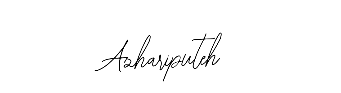 if you are searching for the best signature style for your name Azhariputeh. so please give up your signature search. here we have designed multiple signature styles  using Bearetta-2O07w. Azhariputeh signature style 12 images and pictures png