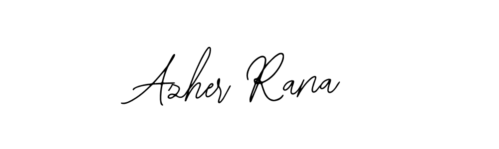 Make a beautiful signature design for name Azher Rana. With this signature (Bearetta-2O07w) style, you can create a handwritten signature for free. Azher Rana signature style 12 images and pictures png
