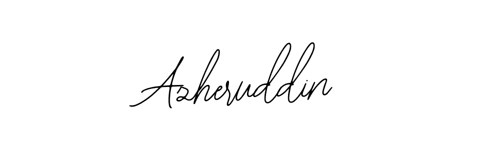 How to make Azheruddin name signature. Use Bearetta-2O07w style for creating short signs online. This is the latest handwritten sign. Azheruddin signature style 12 images and pictures png