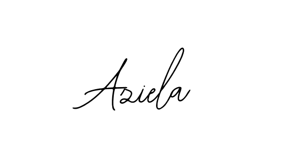 How to make Aziela name signature. Use Bearetta-2O07w style for creating short signs online. This is the latest handwritten sign. Aziela signature style 12 images and pictures png