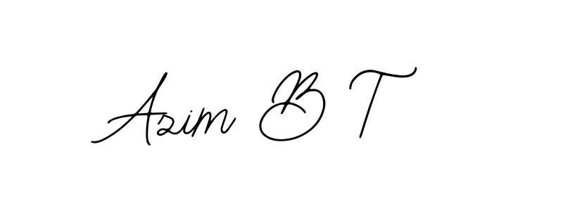 Design your own signature with our free online signature maker. With this signature software, you can create a handwritten (Bearetta-2O07w) signature for name Azim B T. Azim B T signature style 12 images and pictures png