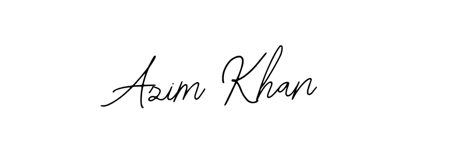 Bearetta-2O07w is a professional signature style that is perfect for those who want to add a touch of class to their signature. It is also a great choice for those who want to make their signature more unique. Get Azim Khan name to fancy signature for free. Azim Khan signature style 12 images and pictures png