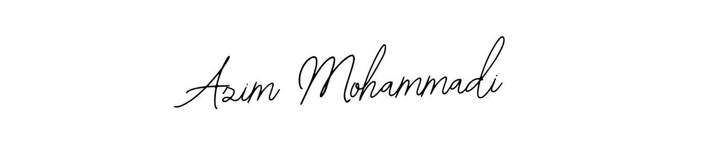 Design your own signature with our free online signature maker. With this signature software, you can create a handwritten (Bearetta-2O07w) signature for name Azim Mohammadi. Azim Mohammadi signature style 12 images and pictures png