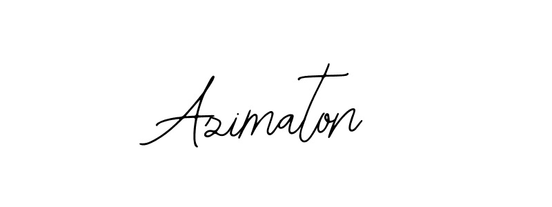 Use a signature maker to create a handwritten signature online. With this signature software, you can design (Bearetta-2O07w) your own signature for name Azimaton. Azimaton signature style 12 images and pictures png