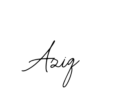 Make a beautiful signature design for name Aziq. Use this online signature maker to create a handwritten signature for free. Aziq signature style 12 images and pictures png
