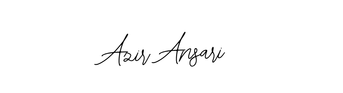 Similarly Bearetta-2O07w is the best handwritten signature design. Signature creator online .You can use it as an online autograph creator for name Azir Ansari. Azir Ansari signature style 12 images and pictures png