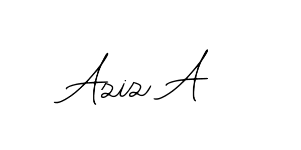 Also we have Aziz A name is the best signature style. Create professional handwritten signature collection using Bearetta-2O07w autograph style. Aziz A signature style 12 images and pictures png