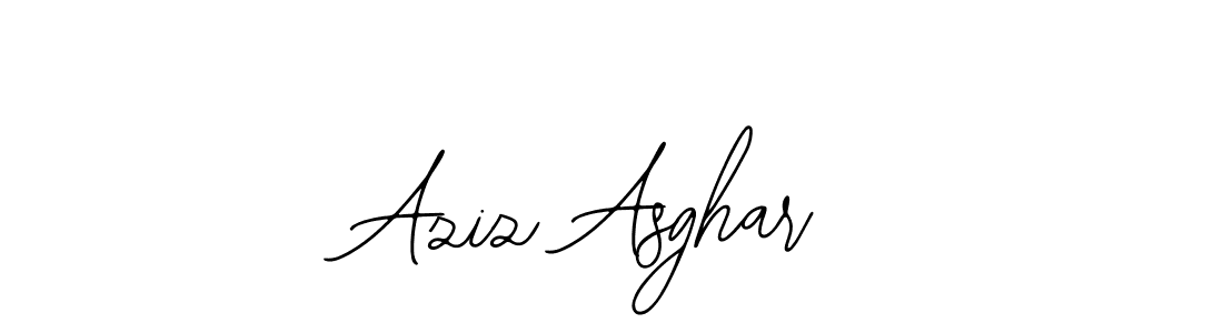 Similarly Bearetta-2O07w is the best handwritten signature design. Signature creator online .You can use it as an online autograph creator for name Aziz Asghar. Aziz Asghar signature style 12 images and pictures png