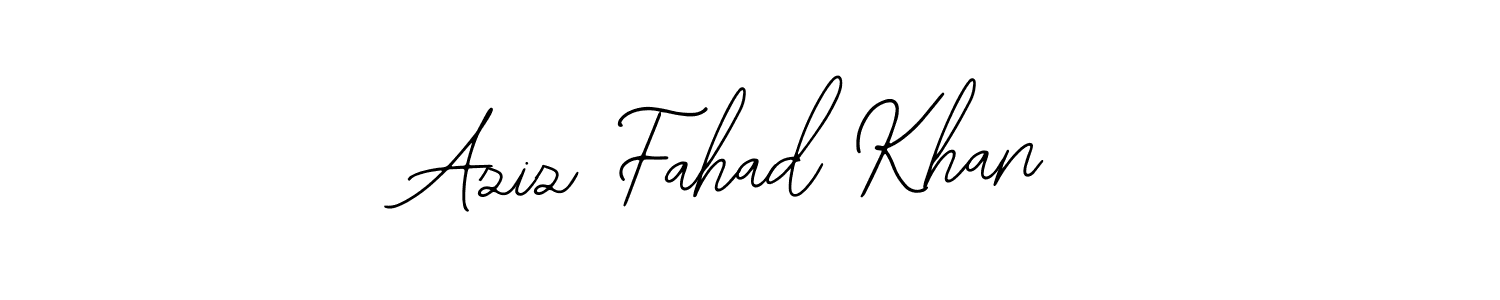 Also You can easily find your signature by using the search form. We will create Aziz Fahad Khan name handwritten signature images for you free of cost using Bearetta-2O07w sign style. Aziz Fahad Khan signature style 12 images and pictures png