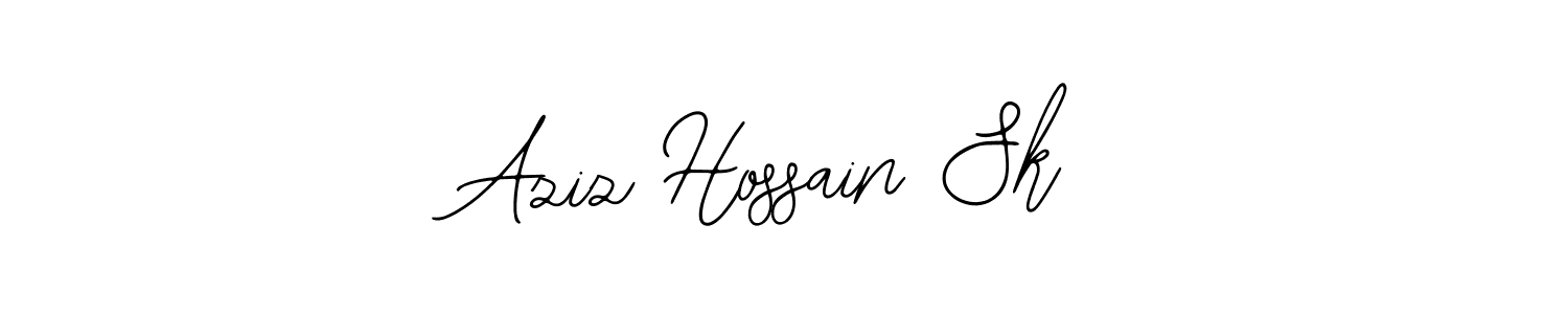 This is the best signature style for the Aziz Hossain Sk name. Also you like these signature font (Bearetta-2O07w). Mix name signature. Aziz Hossain Sk signature style 12 images and pictures png