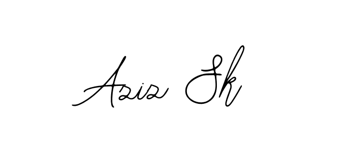 Bearetta-2O07w is a professional signature style that is perfect for those who want to add a touch of class to their signature. It is also a great choice for those who want to make their signature more unique. Get Aziz Sk name to fancy signature for free. Aziz Sk signature style 12 images and pictures png