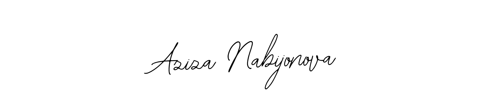 This is the best signature style for the Aziza Nabijonova name. Also you like these signature font (Bearetta-2O07w). Mix name signature. Aziza Nabijonova signature style 12 images and pictures png