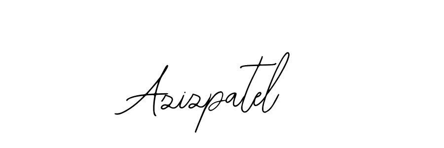 How to make Azizpatel name signature. Use Bearetta-2O07w style for creating short signs online. This is the latest handwritten sign. Azizpatel signature style 12 images and pictures png