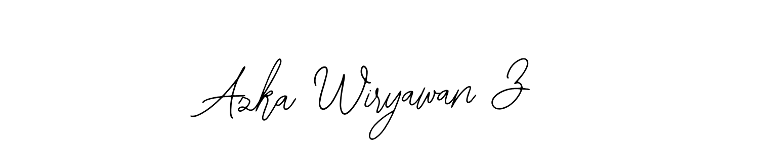 if you are searching for the best signature style for your name Azka Wiryawan Z. so please give up your signature search. here we have designed multiple signature styles  using Bearetta-2O07w. Azka Wiryawan Z signature style 12 images and pictures png