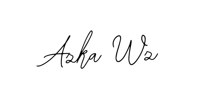 Make a short Azka Wz signature style. Manage your documents anywhere anytime using Bearetta-2O07w. Create and add eSignatures, submit forms, share and send files easily. Azka Wz signature style 12 images and pictures png