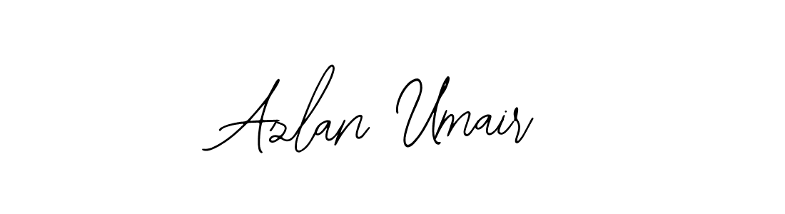 if you are searching for the best signature style for your name Azlan Umair. so please give up your signature search. here we have designed multiple signature styles  using Bearetta-2O07w. Azlan Umair signature style 12 images and pictures png