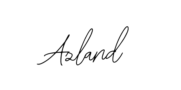 How to make Azland name signature. Use Bearetta-2O07w style for creating short signs online. This is the latest handwritten sign. Azland signature style 12 images and pictures png