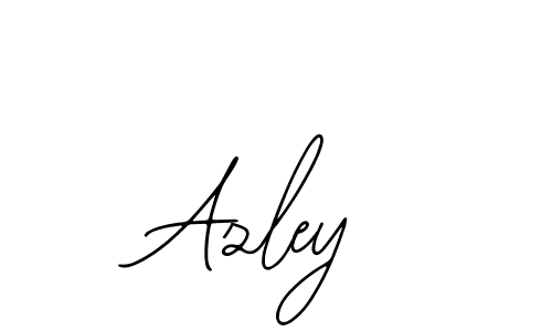 Use a signature maker to create a handwritten signature online. With this signature software, you can design (Bearetta-2O07w) your own signature for name Azley. Azley signature style 12 images and pictures png