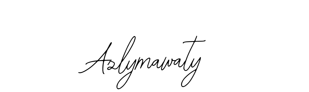 How to make Azlymawaty name signature. Use Bearetta-2O07w style for creating short signs online. This is the latest handwritten sign. Azlymawaty signature style 12 images and pictures png