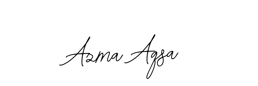 How to make Azma Aqsa signature? Bearetta-2O07w is a professional autograph style. Create handwritten signature for Azma Aqsa name. Azma Aqsa signature style 12 images and pictures png