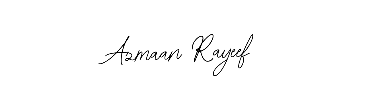 Make a beautiful signature design for name Azmaan Rayeef. With this signature (Bearetta-2O07w) style, you can create a handwritten signature for free. Azmaan Rayeef signature style 12 images and pictures png