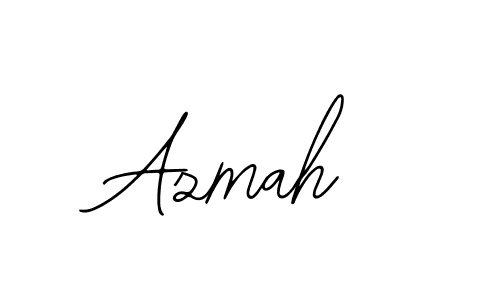 Design your own signature with our free online signature maker. With this signature software, you can create a handwritten (Bearetta-2O07w) signature for name Azmah. Azmah signature style 12 images and pictures png