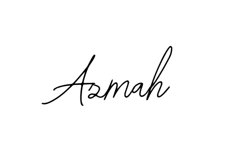 Use a signature maker to create a handwritten signature online. With this signature software, you can design (Bearetta-2O07w) your own signature for name Azmah. Azmah signature style 12 images and pictures png