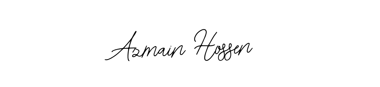 Use a signature maker to create a handwritten signature online. With this signature software, you can design (Bearetta-2O07w) your own signature for name Azmain Hossen. Azmain Hossen signature style 12 images and pictures png