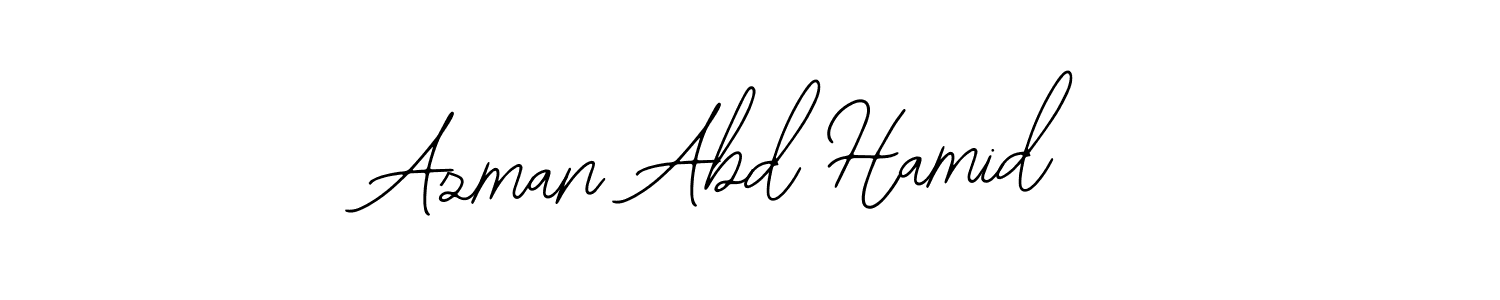 Similarly Bearetta-2O07w is the best handwritten signature design. Signature creator online .You can use it as an online autograph creator for name Azman Abd Hamid. Azman Abd Hamid signature style 12 images and pictures png