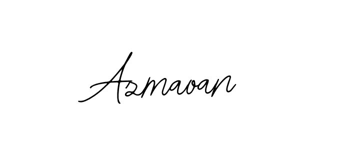 Use a signature maker to create a handwritten signature online. With this signature software, you can design (Bearetta-2O07w) your own signature for name Azmaoan. Azmaoan signature style 12 images and pictures png