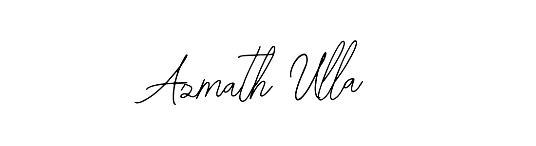 Similarly Bearetta-2O07w is the best handwritten signature design. Signature creator online .You can use it as an online autograph creator for name Azmath Ulla. Azmath Ulla signature style 12 images and pictures png