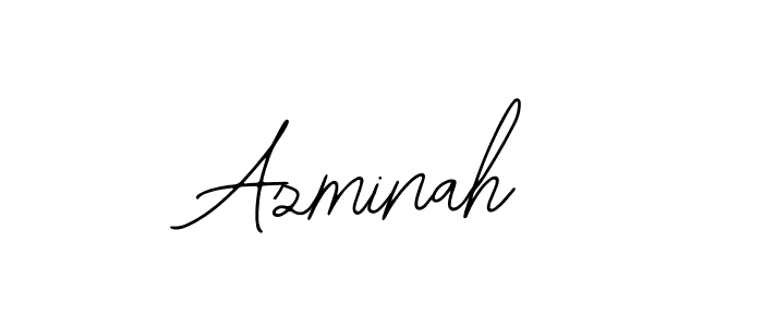 Create a beautiful signature design for name Azminah. With this signature (Bearetta-2O07w) fonts, you can make a handwritten signature for free. Azminah signature style 12 images and pictures png
