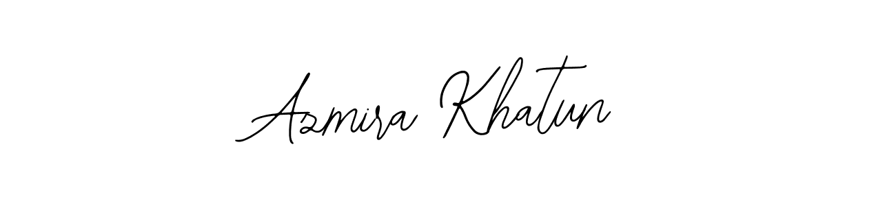 Design your own signature with our free online signature maker. With this signature software, you can create a handwritten (Bearetta-2O07w) signature for name Azmira Khatun. Azmira Khatun signature style 12 images and pictures png