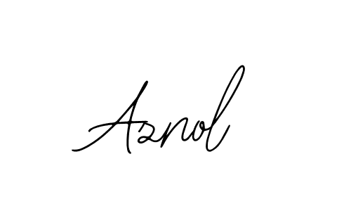 How to make Aznol name signature. Use Bearetta-2O07w style for creating short signs online. This is the latest handwritten sign. Aznol signature style 12 images and pictures png