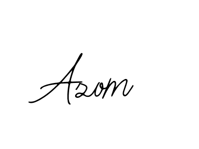 Create a beautiful signature design for name Azom. With this signature (Bearetta-2O07w) fonts, you can make a handwritten signature for free. Azom signature style 12 images and pictures png