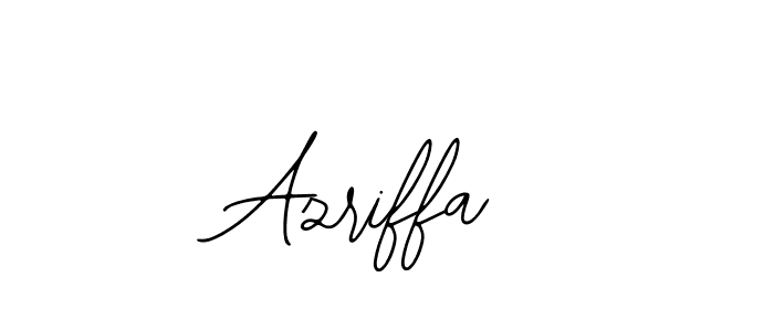 How to make Azriffa signature? Bearetta-2O07w is a professional autograph style. Create handwritten signature for Azriffa name. Azriffa signature style 12 images and pictures png