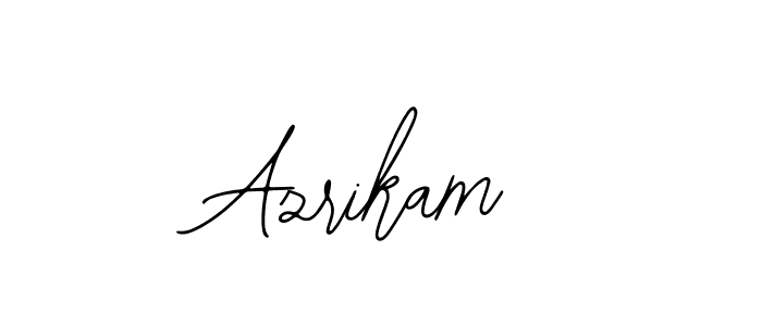 Design your own signature with our free online signature maker. With this signature software, you can create a handwritten (Bearetta-2O07w) signature for name Azrikam. Azrikam signature style 12 images and pictures png