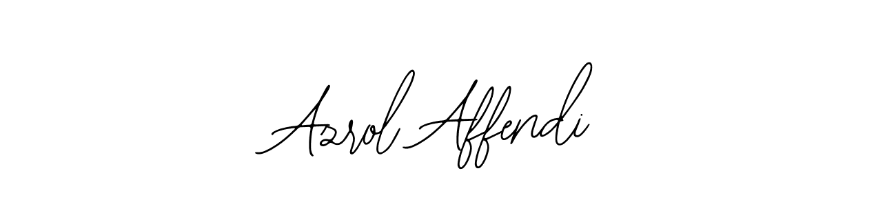 if you are searching for the best signature style for your name Azrol Affendi. so please give up your signature search. here we have designed multiple signature styles  using Bearetta-2O07w. Azrol Affendi signature style 12 images and pictures png