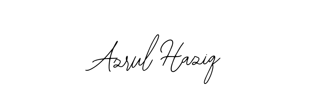 Make a beautiful signature design for name Azrul Haziq. With this signature (Bearetta-2O07w) style, you can create a handwritten signature for free. Azrul Haziq signature style 12 images and pictures png