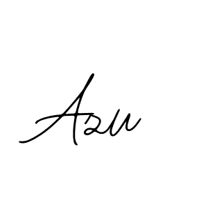 How to make Azu signature? Bearetta-2O07w is a professional autograph style. Create handwritten signature for Azu name. Azu signature style 12 images and pictures png