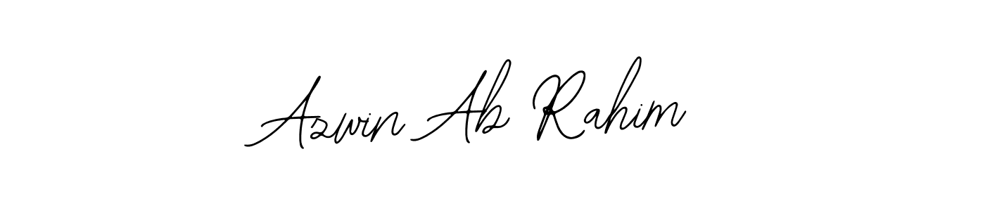 Make a beautiful signature design for name Azwin Ab Rahim. Use this online signature maker to create a handwritten signature for free. Azwin Ab Rahim signature style 12 images and pictures png