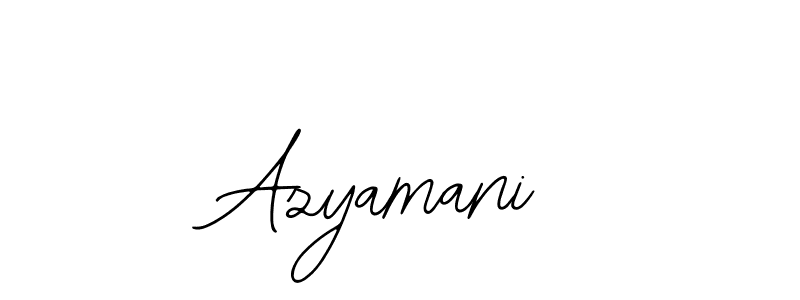 Also we have Azyamani name is the best signature style. Create professional handwritten signature collection using Bearetta-2O07w autograph style. Azyamani signature style 12 images and pictures png