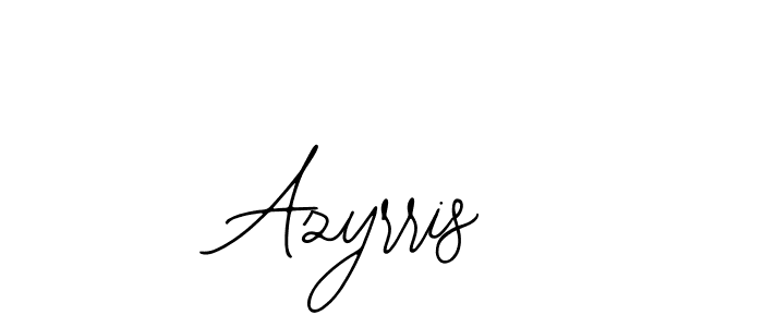 Design your own signature with our free online signature maker. With this signature software, you can create a handwritten (Bearetta-2O07w) signature for name Azyrris. Azyrris signature style 12 images and pictures png